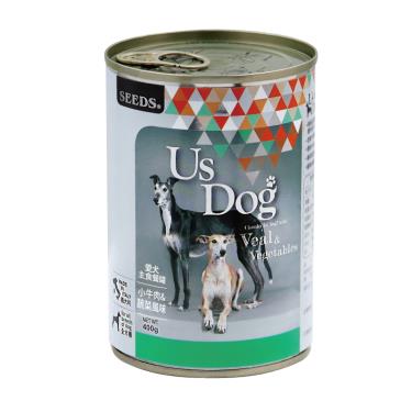 【Seeds 聖萊西】惜時 UsDog義大利犬主食罐-小牛肉+蔬菜400g