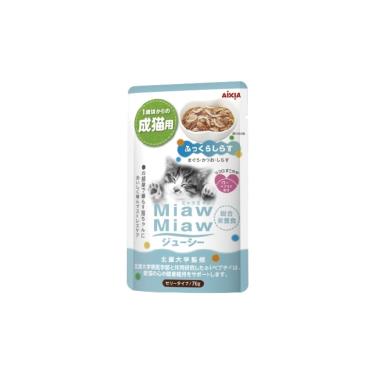 【Aixia 愛喜雅】妙喵主食軟包 鰹魚+吻仔魚（70g）