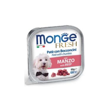 【Monge 瑪恩吉】倍愛滿滿主食犬餐盒-嫩牛100g