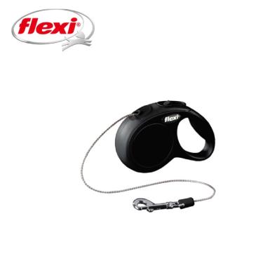 Flexi飛萊希進化索狀伸縮牽繩-黑XS