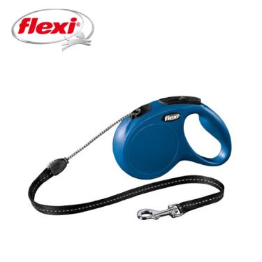 Flexi飛萊希進化索狀伸縮牽繩-藍M