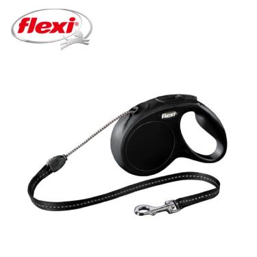 Flexi飛萊希進化索狀伸縮牽繩-黑M