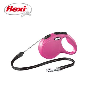Flexi飛萊希進化索狀伸縮牽繩-粉M