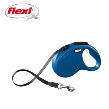 Flexi飛萊希進化帶狀伸縮牽繩-藍S