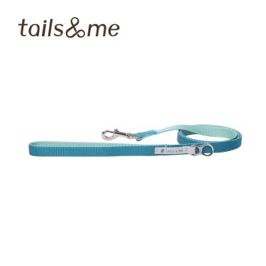 【尾巴與我】經典尼龍帶基本款牽繩-薄荷水藍S
