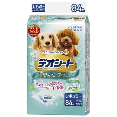 【Unicharm Pet清新消臭】小型狗尿墊森林香M84 44*32cm 