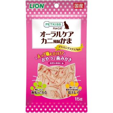 PETKISS貓用口腔護理蟹肉絲15克