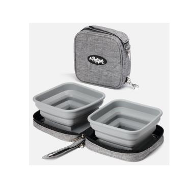 【百嬌客】portabowl波特缽兩用隨行碗-灰