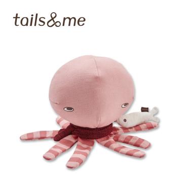 【尾巴與我】海洋動物寵物玩具啃咬抱抱組-章魚