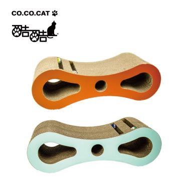 【Cococat酷酷貓】貓抓板-大擂台(綠橘藍 隨機出貨)