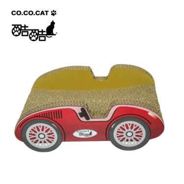 【Cococat 酷酷貓】貓抓板-古典賽車