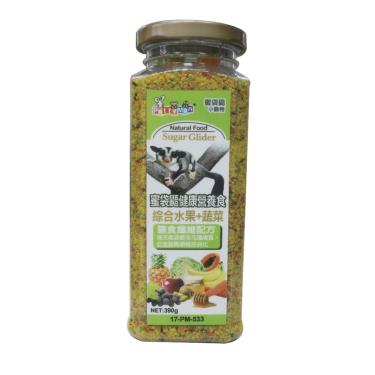 【Petty Man】蜜袋鼯健康食綜合水果+蔬菜390g