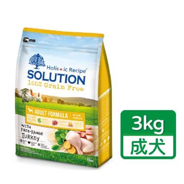 【耐吉斯】超級無穀系列-成犬火雞肉配方3kg（效期日2024/12/04）