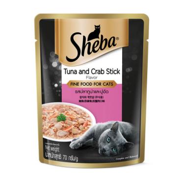 【SHEBA】主食鮮饌包 鮪魚及蟹肉(魚凍) 70g
