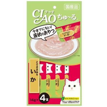 【CIAO】啾嚕肉泥-雞肉&花枝口味（14gx4入）