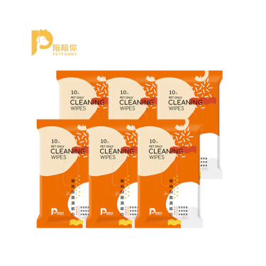 【PETPANNY 陪陪你】寵物抑菌濕紙巾（10片X6包組）（廠商直送）