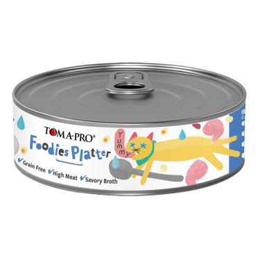 【TOMA-PRO優格】吃貨拼盤貓用主食罐#2-多汁嫩雞絲佐鵪鶉蛋80g