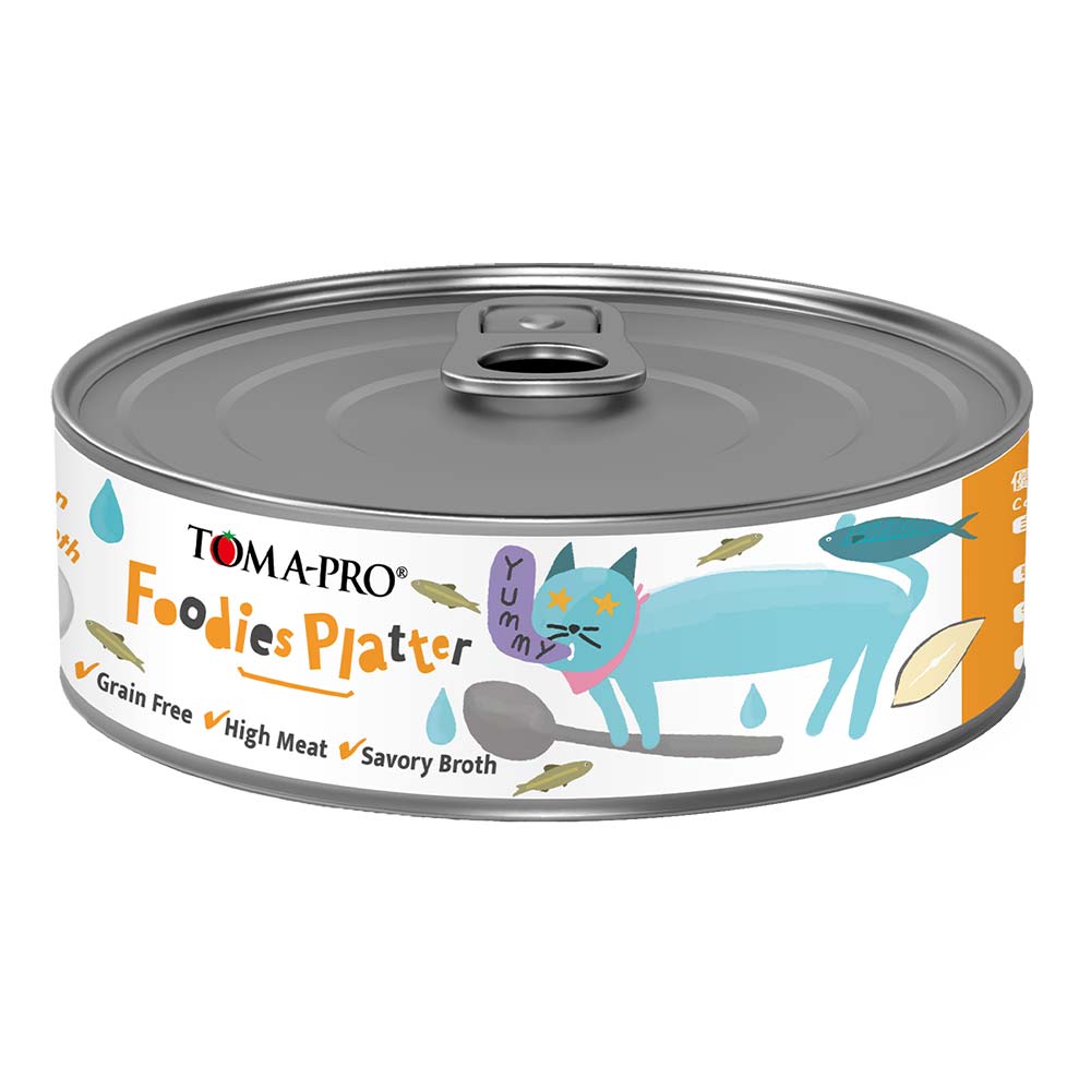 【TOMA-PRO優格】吃貨拼盤貓用主食罐#3-美味鮮魚總匯80g