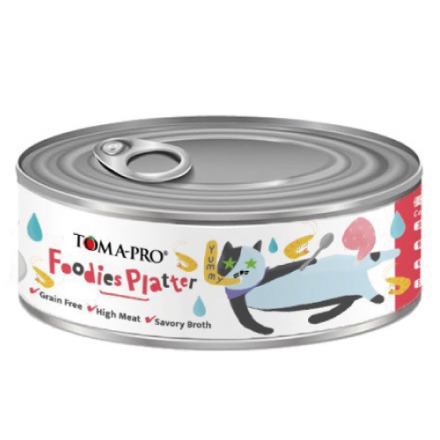 【TOMA-PRO優格】吃貨拼盤貓用主食罐#4-嫩雞鮮蝦濃湯80g