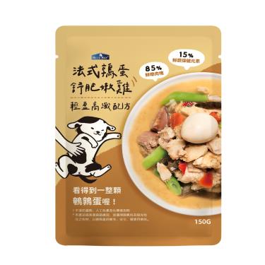 【Blue Bay倍力】狗餐包-法式鶉蛋舒肥雞（150g）
