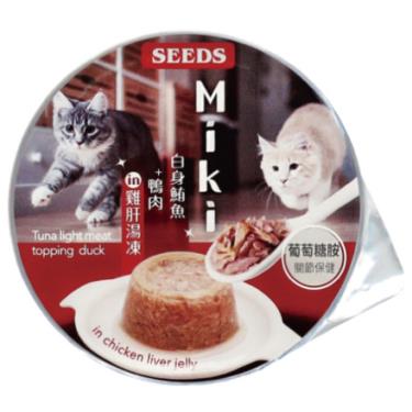 【Seeds 聖萊西】Miki雞肝湯凍餐杯-鮪魚+鴨80g（效期日2024/09/29）