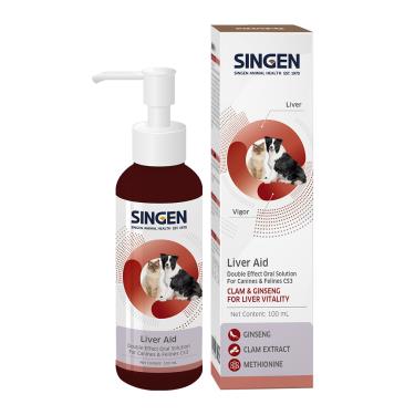 【SINGEN 信元發育寶】犬貓用雙效強化護肝養氣高濃度口服液100ml（廠商直送）