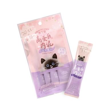 【貪貪】蜂王胎肉泥條4入-金目鱸魚(13g*4入)