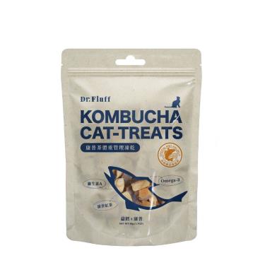 【Dr.Fluff】機能零食-體重管理凍乾 - 格陵蘭深海扁鱈 (KOMBUCHA) (廠商直送)