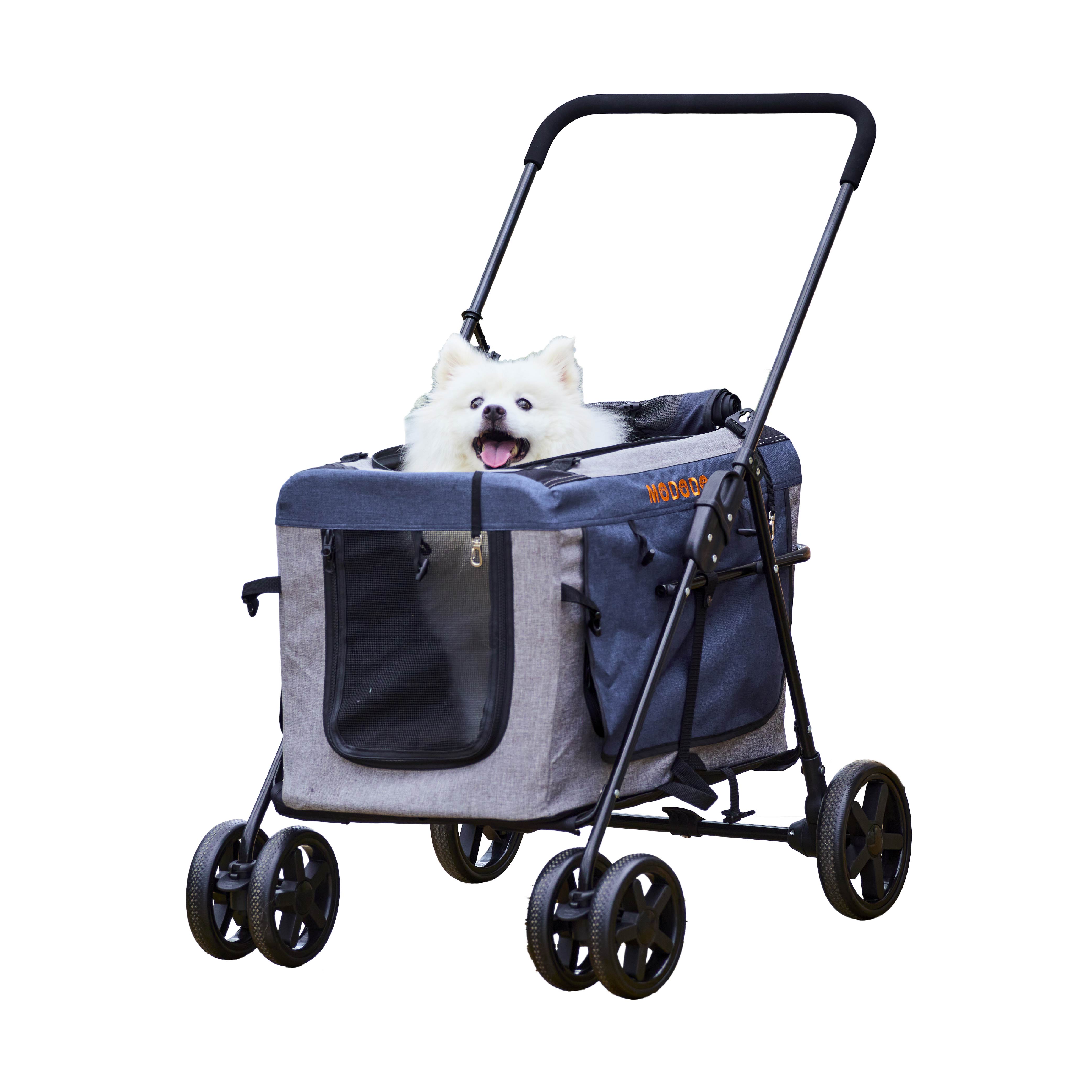 【摸肚肚MODODO】GOGOBOX小立方推車-竹炭灰（廠商直送）