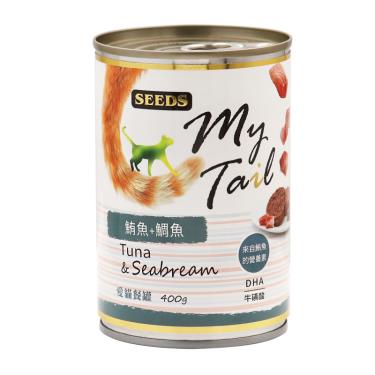 【Seeds 聖萊西】MyTail愛貓餐罐-鮪魚+鯛魚400g