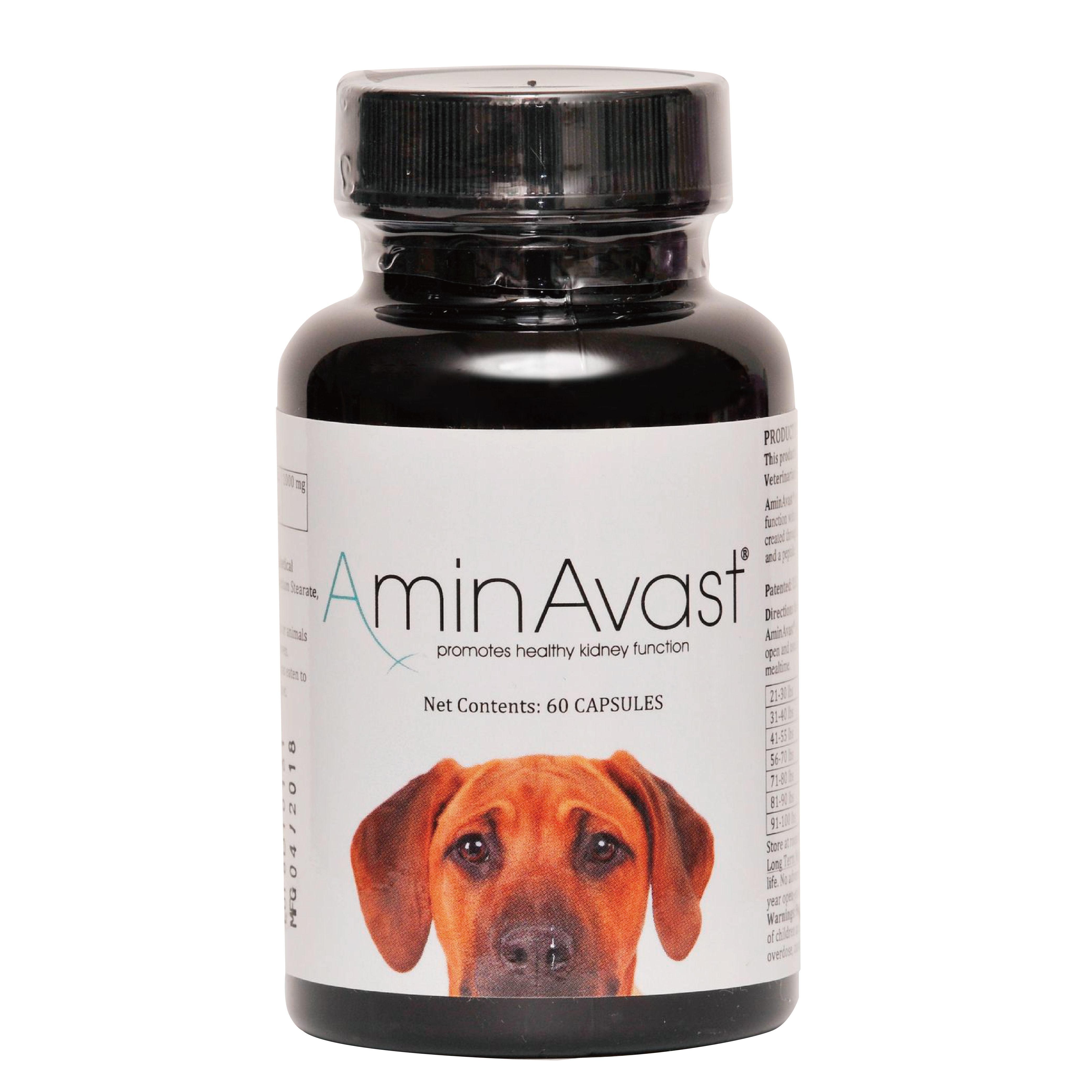 【美國 AminAvast】胺腎 1000mg（60顆） 中大型犬用慢性腎衰竭營養補充（10公斤以上）（廠商直送）