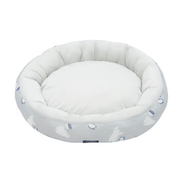 【DogFeet】極致涼感圓形床-極地灰S號