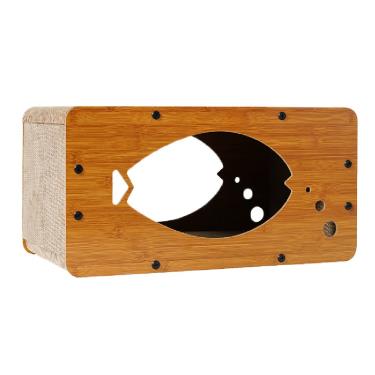 【喵仙兒】小魚仔瓦楞紙貓抓窩