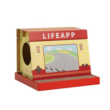 【LIFEAPP】貓抓遊戲機-復刻紅白（廠商直送）