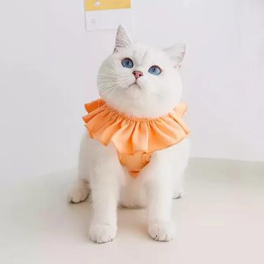 【MEOOF】貓咪防舔衣絕育服（S）橘色（廠商直送）