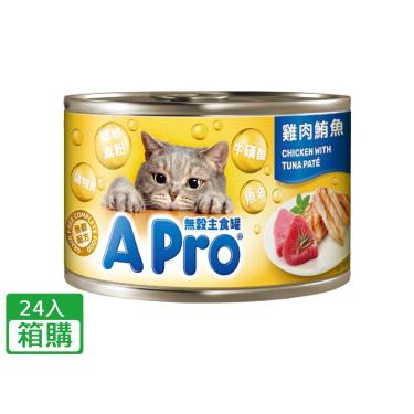 【愛卜Apro】無穀主食罐-雞肉鮪魚口味（170g*24/箱）