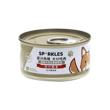 【SP+RKLES】超級SP大口吃鮮肉罐-牛肉+野菜80g（犬）