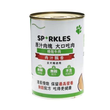 【SP+RKLES】超級SP大口吃鮮肉罐-牛肉400g（犬）