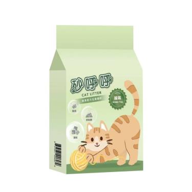 【砂呼呼】豆腐貓砂 綠茶味（2kg）