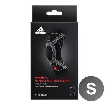 【adidas愛迪達】WUCHTP3／高機能3D立體針織／運動護膝（S）
