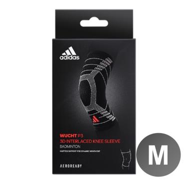 【adidas愛迪達】WUCHTP3／高機能3D立體針織／運動護膝（M）