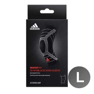 【adidas愛迪達】WUCHTP3／高機能3D立體針織／運動護膝（L）