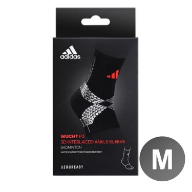 【adidas愛迪達】WUCHTP3／高機能3D立體針織／運動護踝（M）