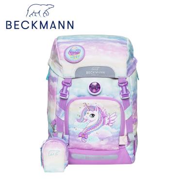（送安全燈）【Beckmann】Classic 兒童護脊書包 22L（夢幻獨角獸4.0）廠商直送