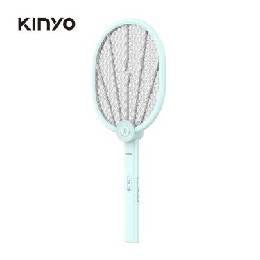 【KINYO】雙按鍵折疊充電式電蚊拍（CM-3385）廠商直送