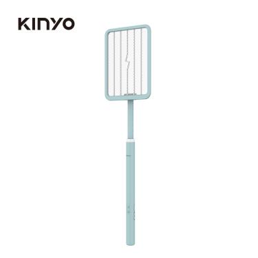 【KINYO】雙按鍵伸縮摺疊電蚊拍（CM-3390）廠商直送