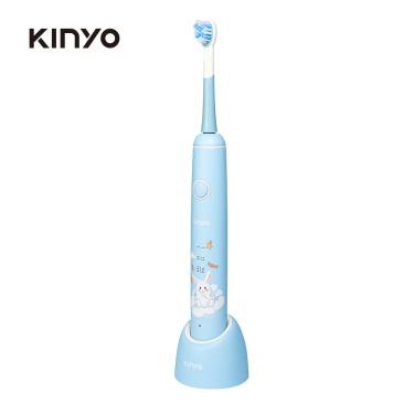 【KINYO】兒童音波電動牙刷 藍（ETB-520BU）廠商直送