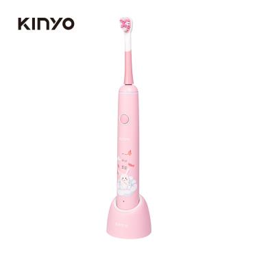 【KINYO】兒童音波電動牙刷 粉（ETB-520PI）廠商直送