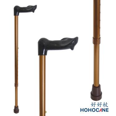 【好好杖】左手十段高度調整伸縮拐杖1020.531.BR／廠商直送