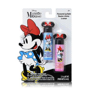【Disney Minnie】護唇膏（4gX2入）新耳朵造型